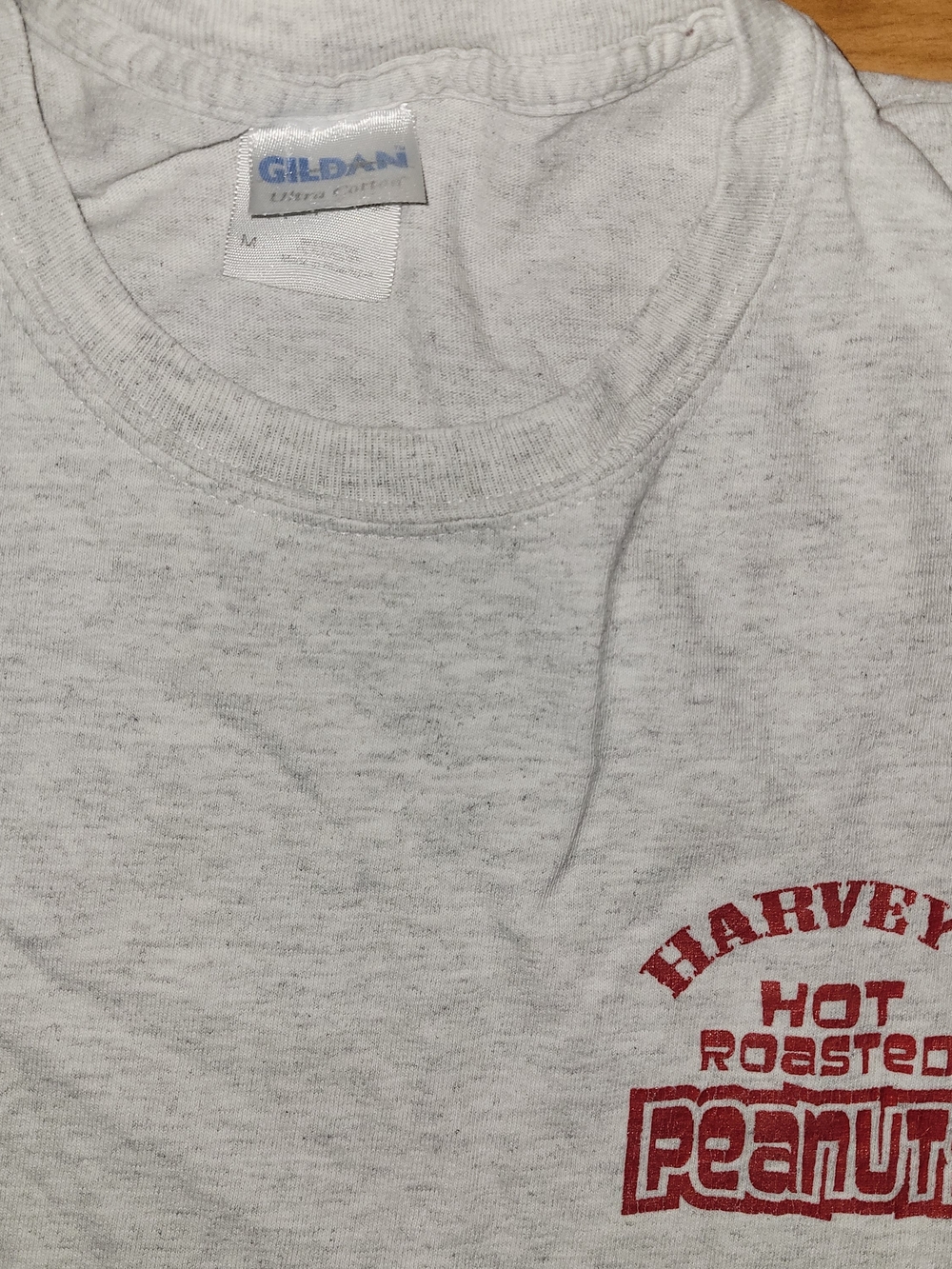 Got Nuts? We Do!! Vintage Harveys Peanuts Gray Funny Merch Goon T-Shirt, Medium - Picture 6 of 8